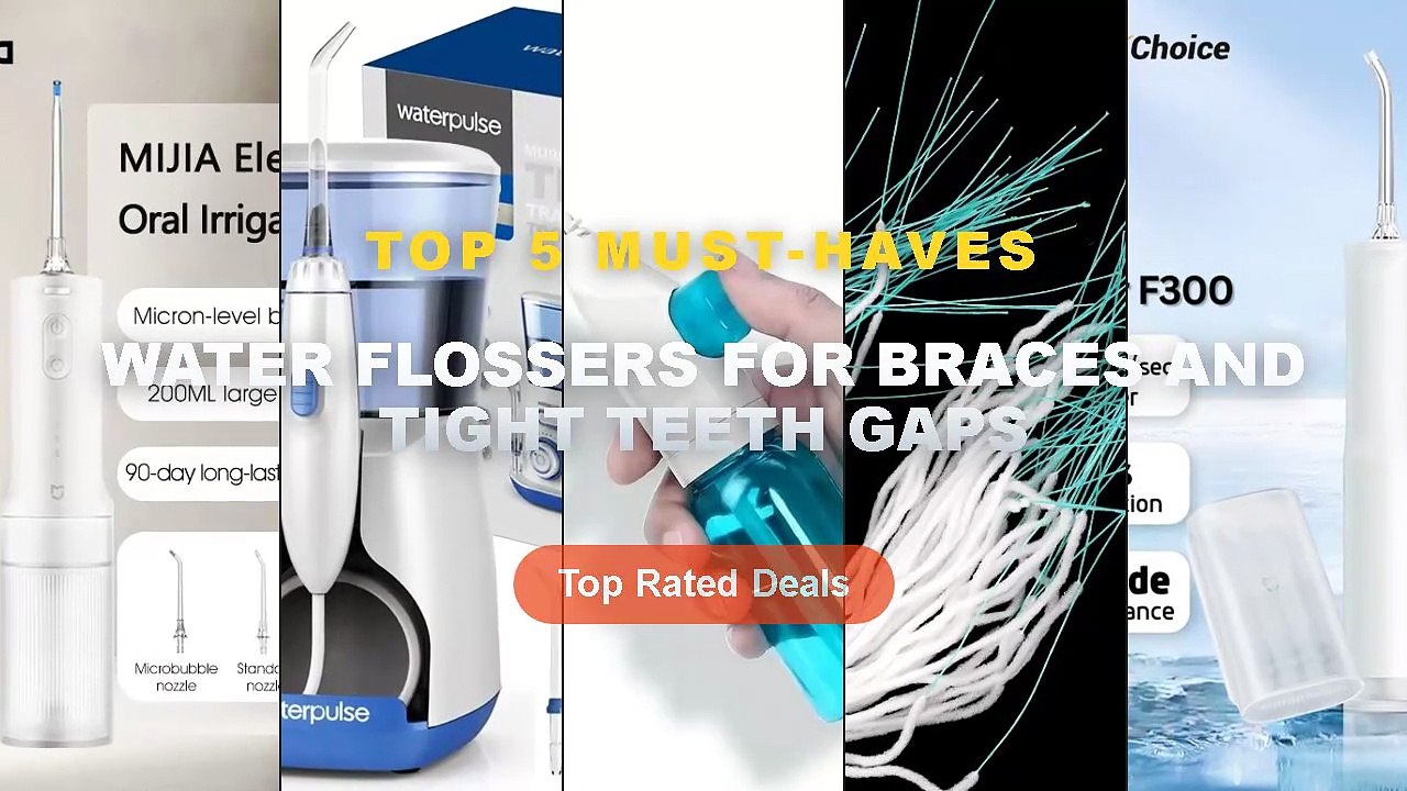 Best Water Flossers For Braces And Tight Teeth Gaps on AliExpress | Review - XIAOMI MIJIA Portable Oral Irrigator F300 D...