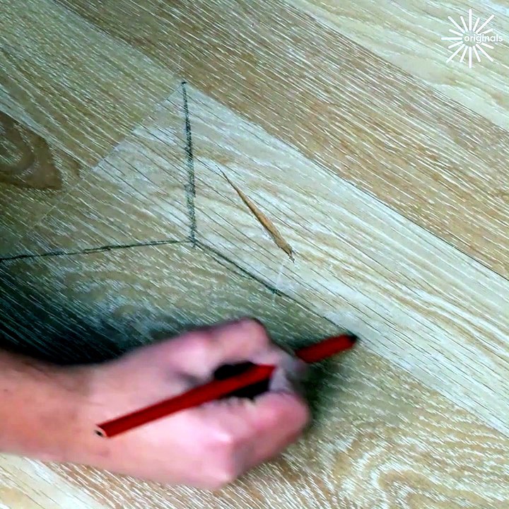 DIY How to repair damaged floor!