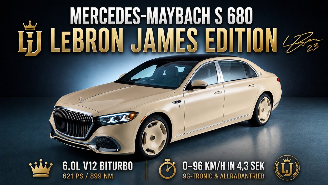Mercedes-Maybach S 680 von LeBron James: 621 PS starkes Einzelstück