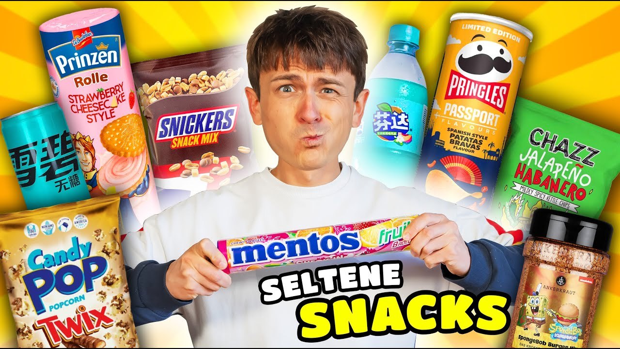 Ich ESSE extrem seltene SNACKS! 🍟🤯
