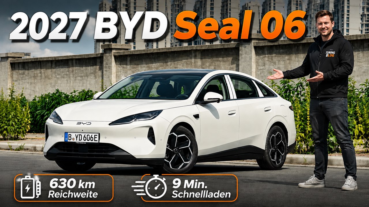 2027 BYD Seal 06: Elektro-Limousine mit Lidar und Hightech-Upgrade