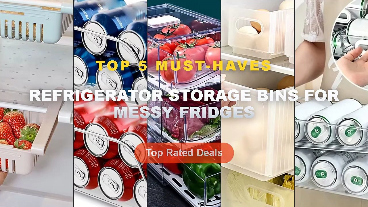 Amazing Refrigerator Storage Bins For Messy Fri...
