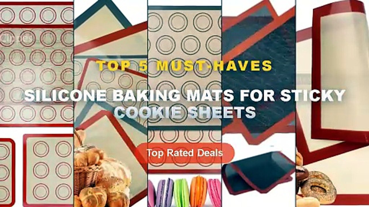 Silicone Baking Mats For Sticky Cookie Sheets:...