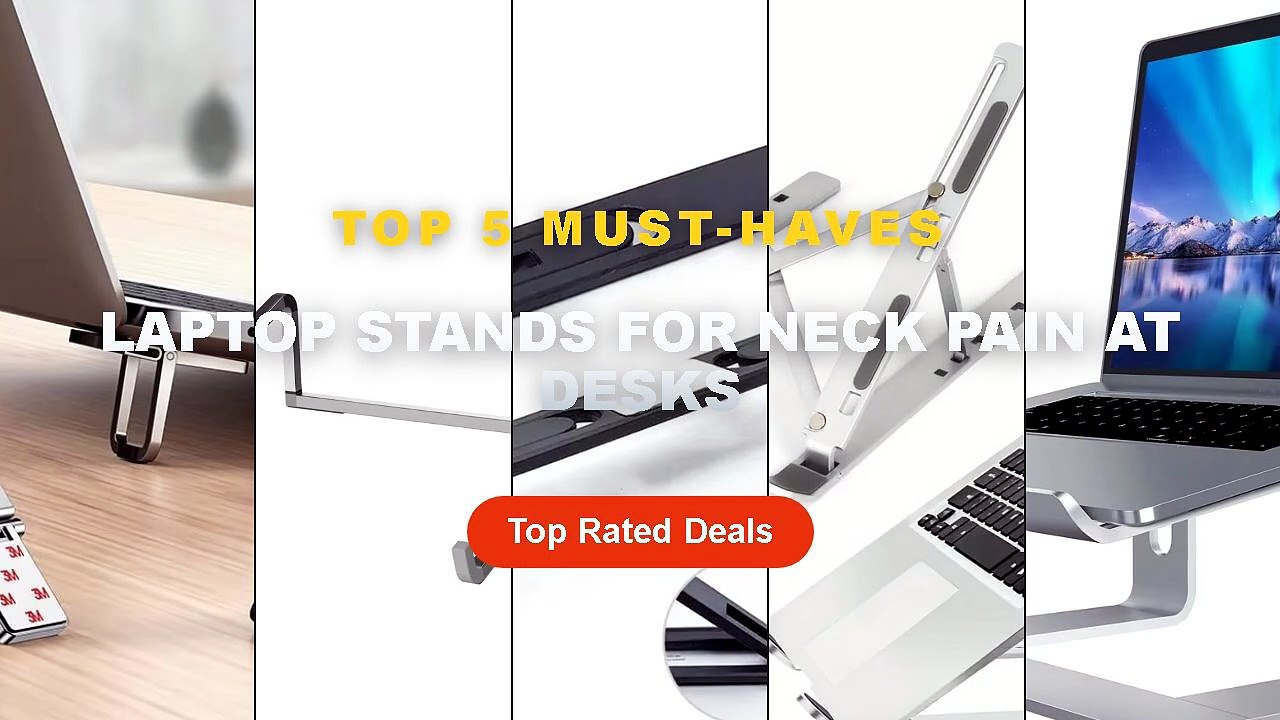 Cheap & Best Laptop Stands For Neck Pain At Desks Unboxing & Review - Laptop Stand Ergonomic Laptops Elevator Desk Lumin...