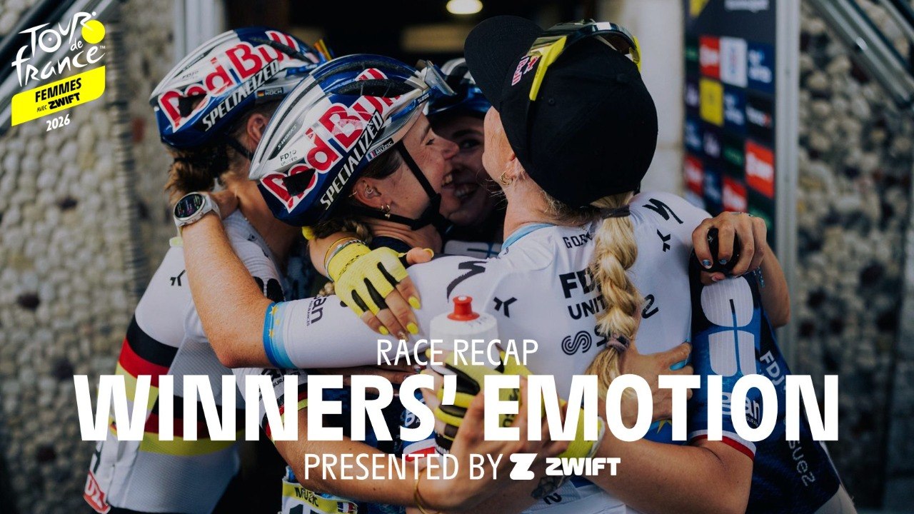 Winners' emotion - Tour de France Femmes avec Zwift 2026 recap