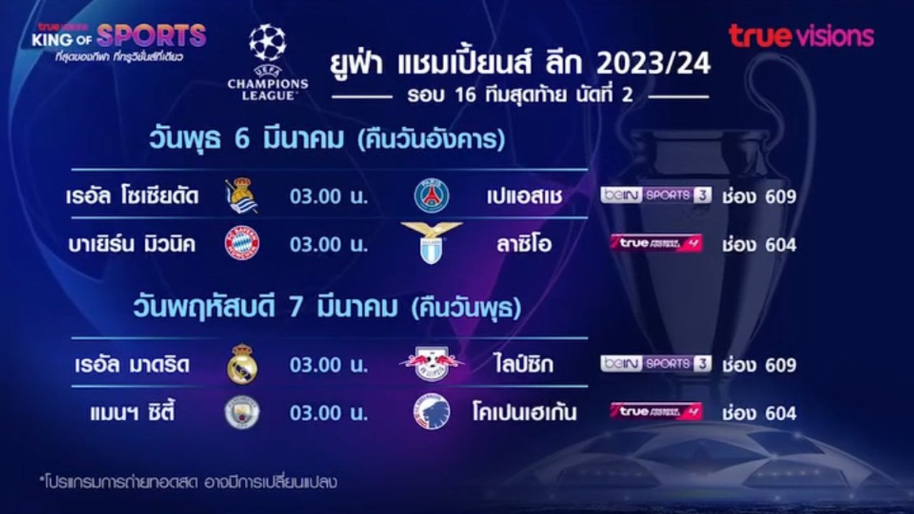 UEFA Champions League 2023/24 Round of 16 2nd L...