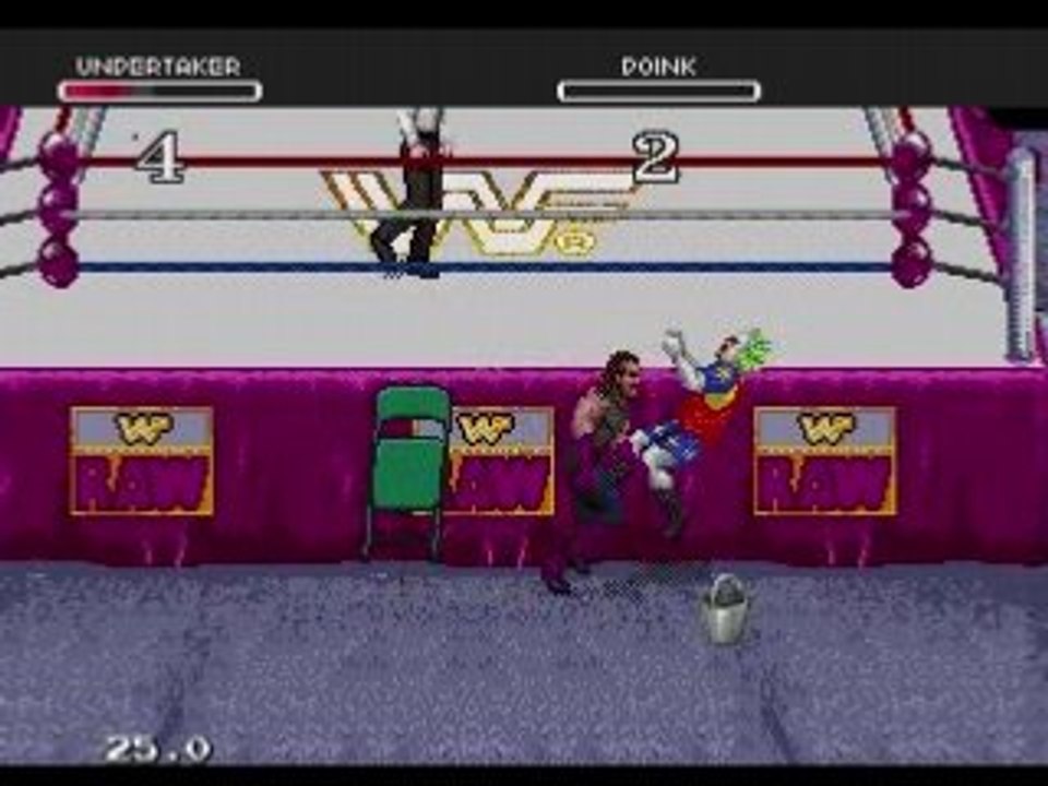 WWF Raw 32X game