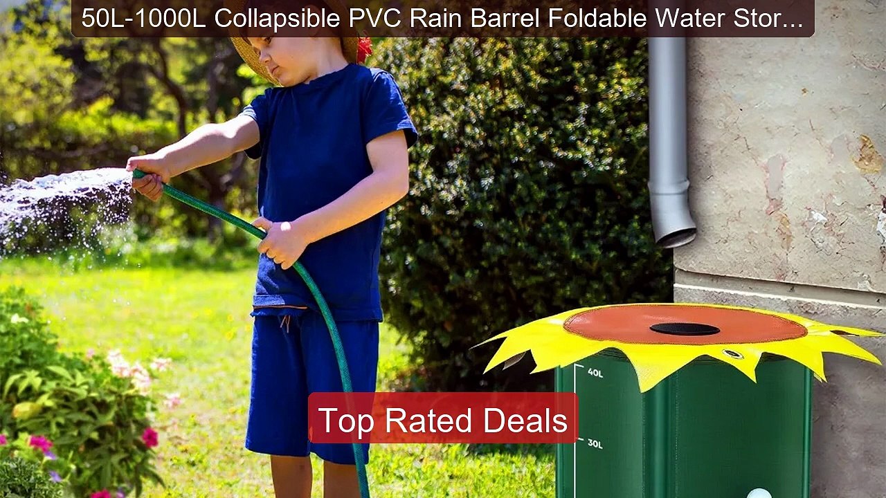 50L-1000L Collapsible PVC Rain Barrel Foldable Water Storage T... -- Best Buy 2026 | Great Quality!