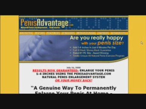 Natural Penis Advantage - Need To Enlarge Your Penis?