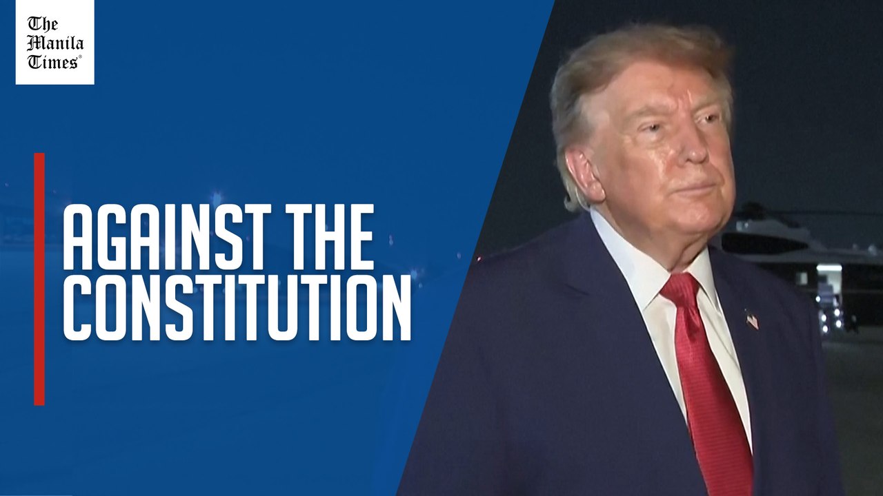 'I'd love to run, but the law is very strong' — Trump on running for third term
