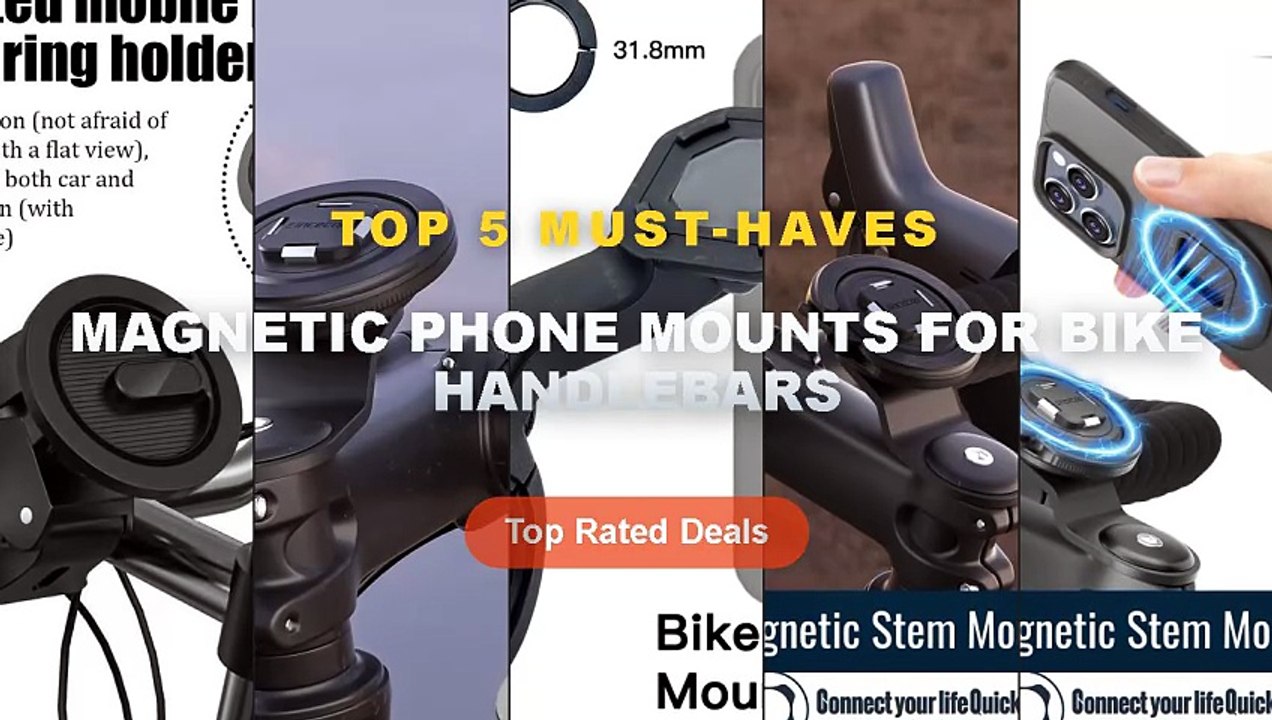 Magnetic Phone Mounts For Bike Handlebars: Top...