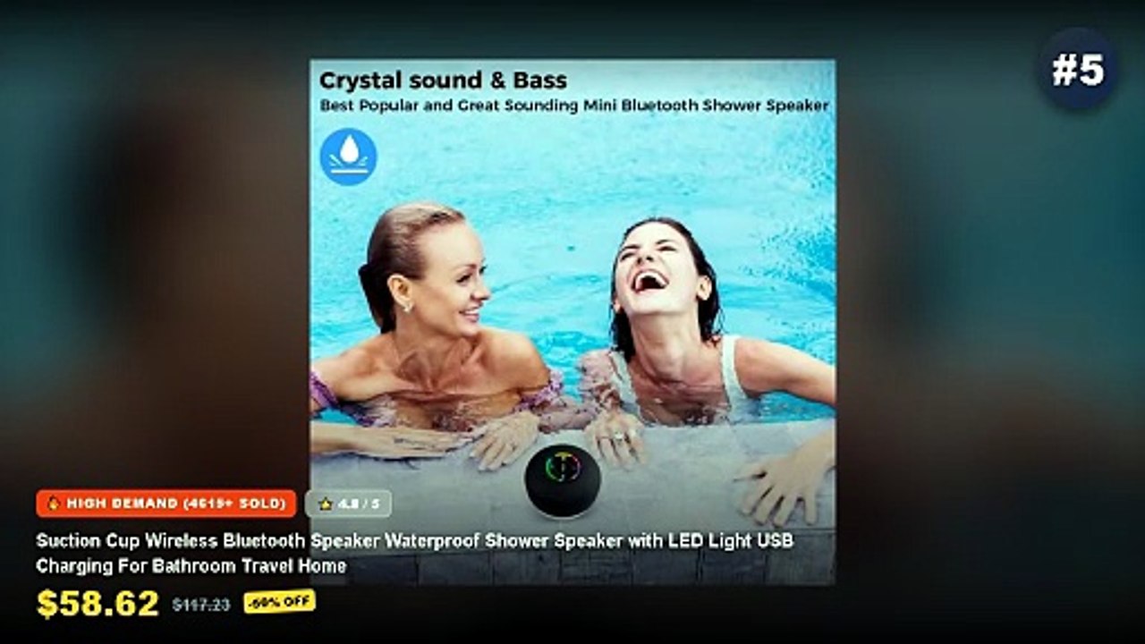 Cheap & Best Mini Bluetooth Speakers With Deep Bass For Showers Unboxing & Review