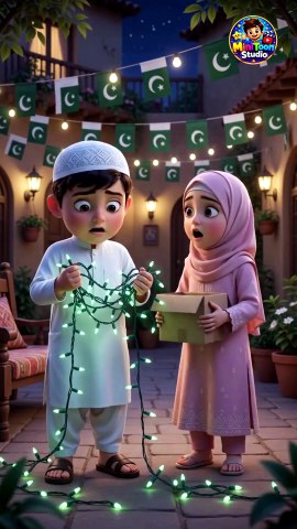 Ahmad Ki 14 August Lights Kharab Ho Gayi! 😱 | Pakistan Independence Day WhatsApp Status | MiniToon Studio