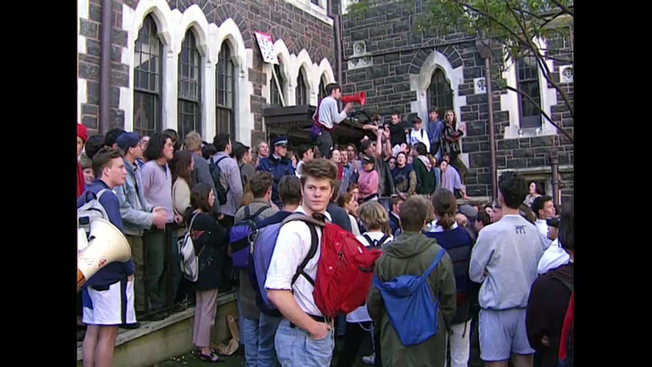 Police Attack Students At Otago University, Dunedin, New Zealand, September 28, 1993