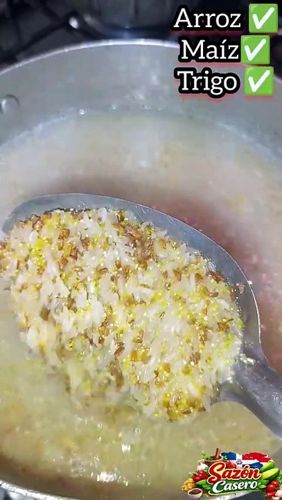Arroz, maíz y trigo