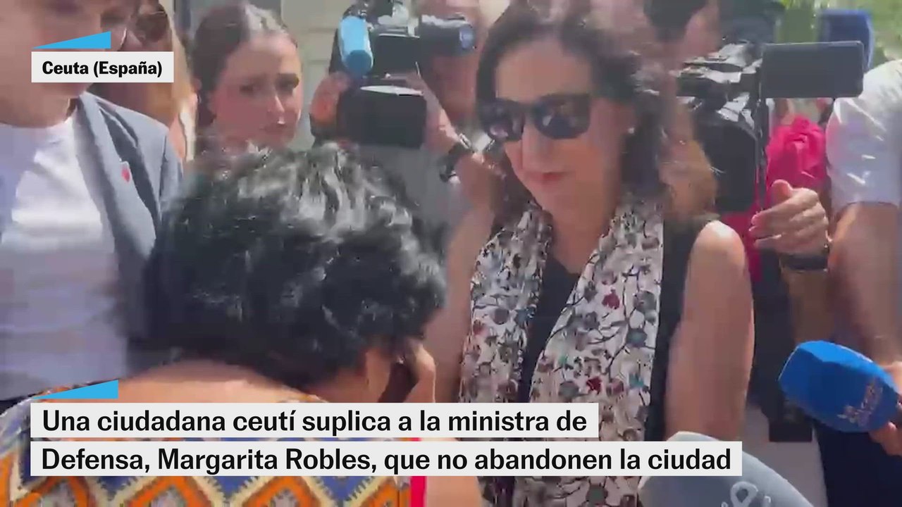 Una ciudadana ceutí suplica a Margarita Robles que no abandonen la ciudad