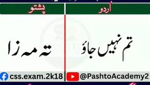 Learn Pashto in Urdu | Lesson # 68