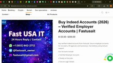 How to Securely Buy Verified Indeed Accounts in 2026 .. ...