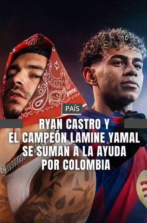 Ryan Castro y Lamine Yamal se unen por una causa que toca el corazón de Colombia.