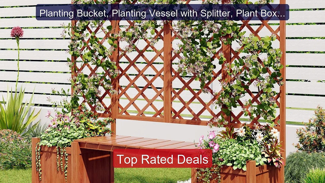 Planting Bucket, Planting Vessel with Splitter,...