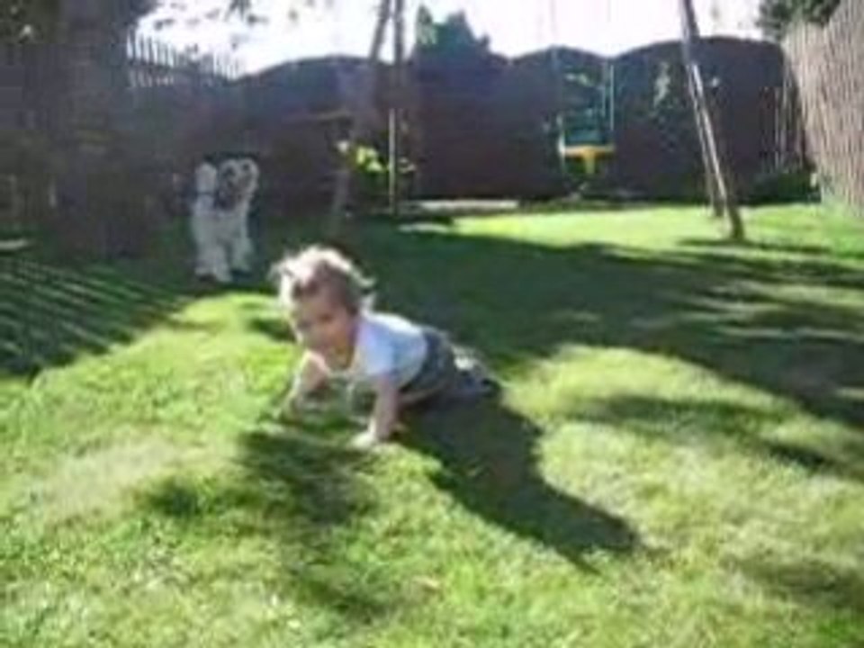 Maëlle, premier 4 pattes dehors