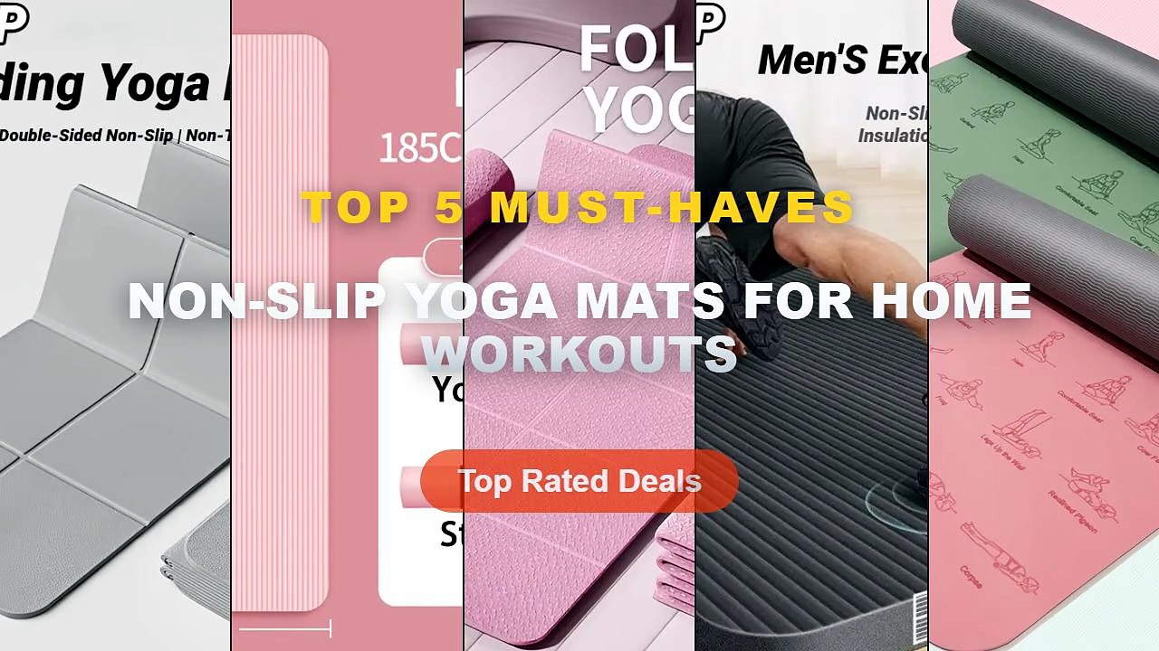 Non-Slip Yoga Mats For Home Workouts: Top 5 Bes...