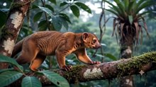 Kinkajou : The playful rainforest climber with a sweet tooth for fruit and nectar