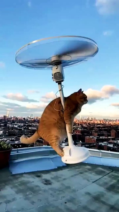 flying around 😸 #cat #funny