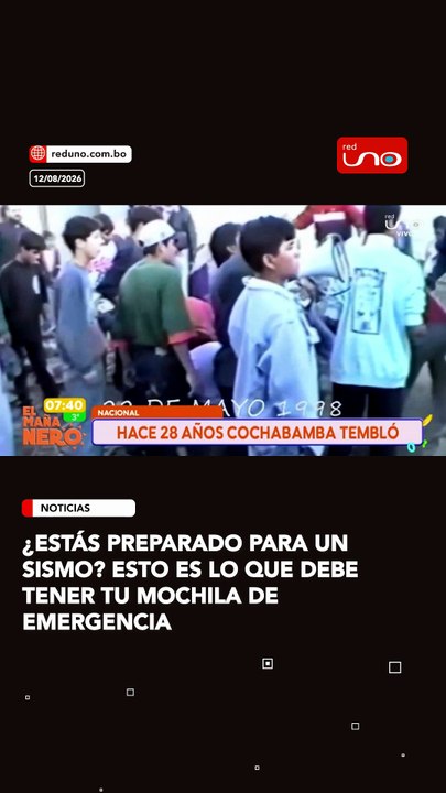 ¿Estás preparado para un sismo? Esto es lo que debe tener tu mochila de emergencia