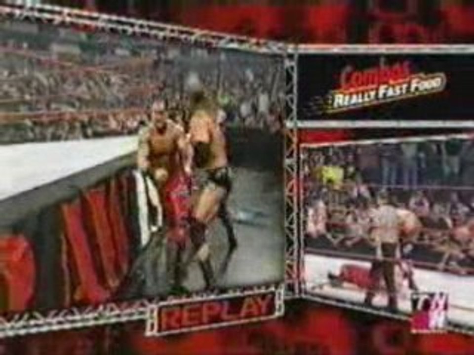 RAW - Jericho & Benoit vs Austin & HHH