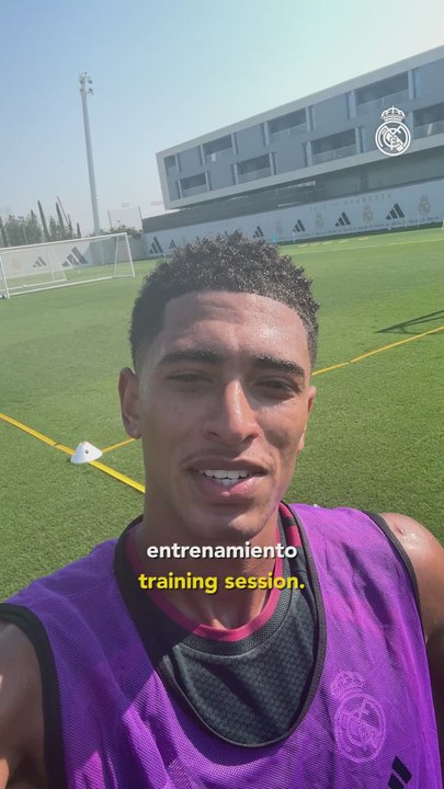 Así se ve Bellingham antes de entrenar y después de entrenar