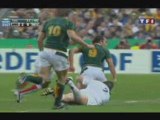 Rugby world cup 2007 England-South Africa Final Half 1 part 2