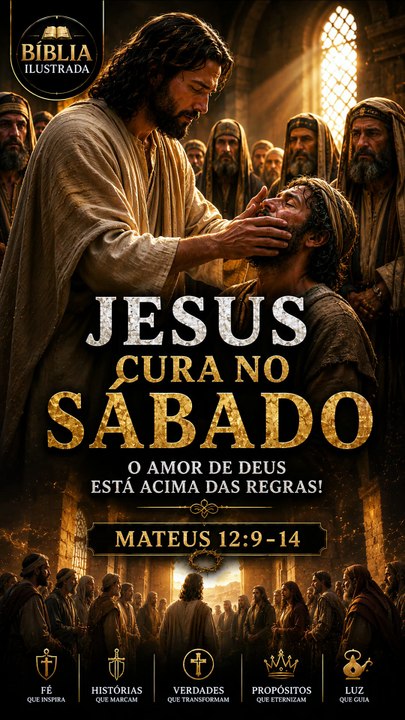JESUS CURA NO SÁBADO! | Mateus 12:9–14