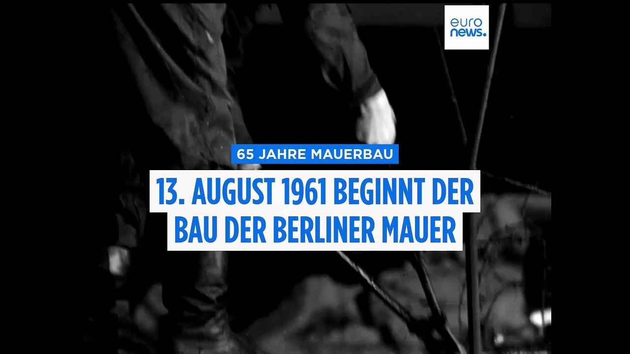 Vor 65 Jahren: Mauerbau, erschossene Kinder und insgesamt 140 Tote bis 1989