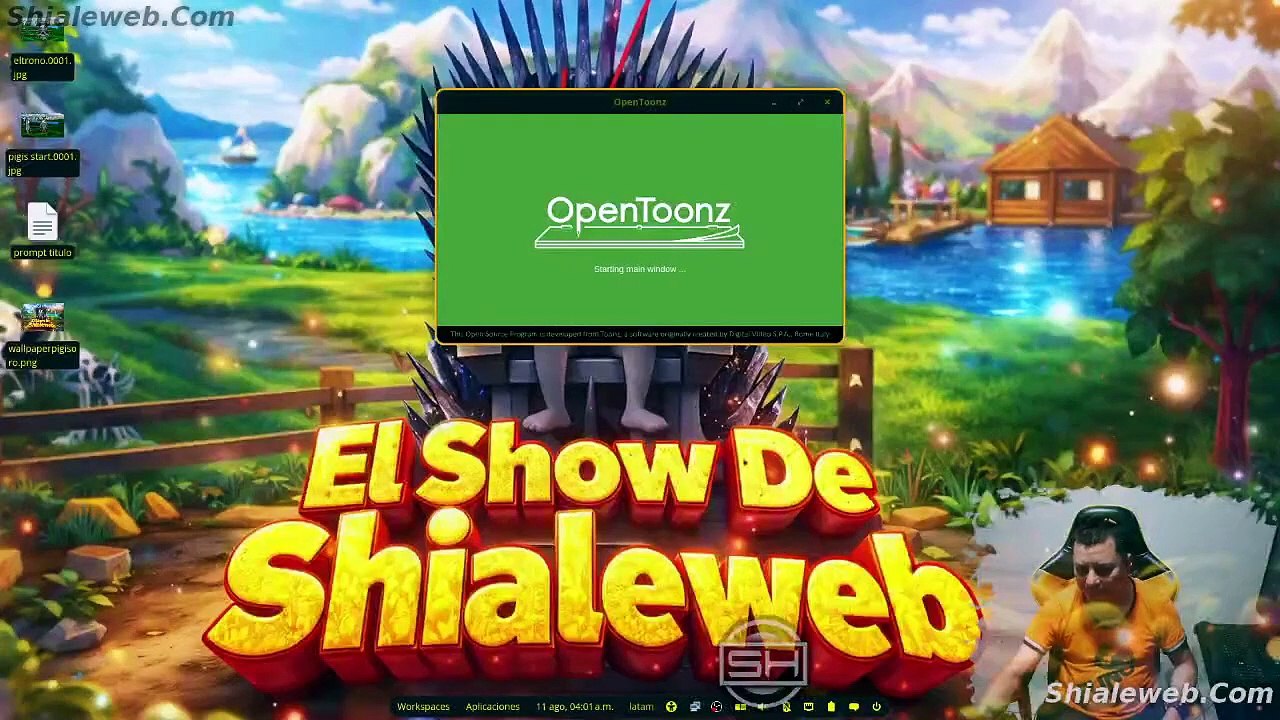 🎨🐧 #Tutorial #OpenToonz + #Linux 💻✨ Dibujand...