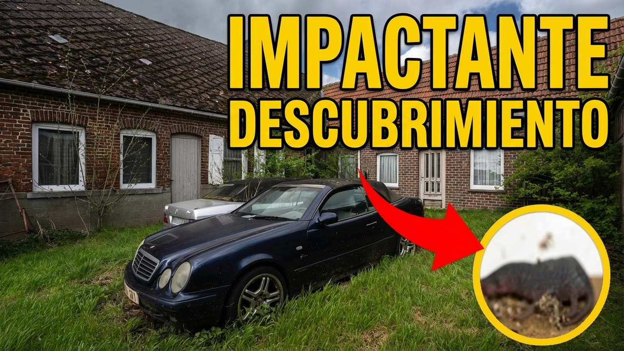 ¡Todavía hay algo vivo en esta casa abandonada!