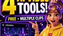 Top 4 FREE AI Video Generator Tools To Make Complete Videos! 🚀