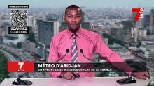 Métro d'Abidjan : un apport de 23 milliards de FCFA de la France