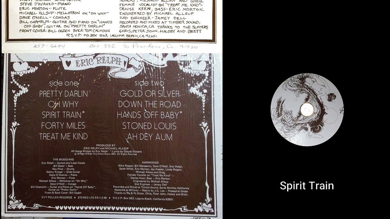 Eric Relph – Pretty Darlin' 	Rock, Folk, World,...
