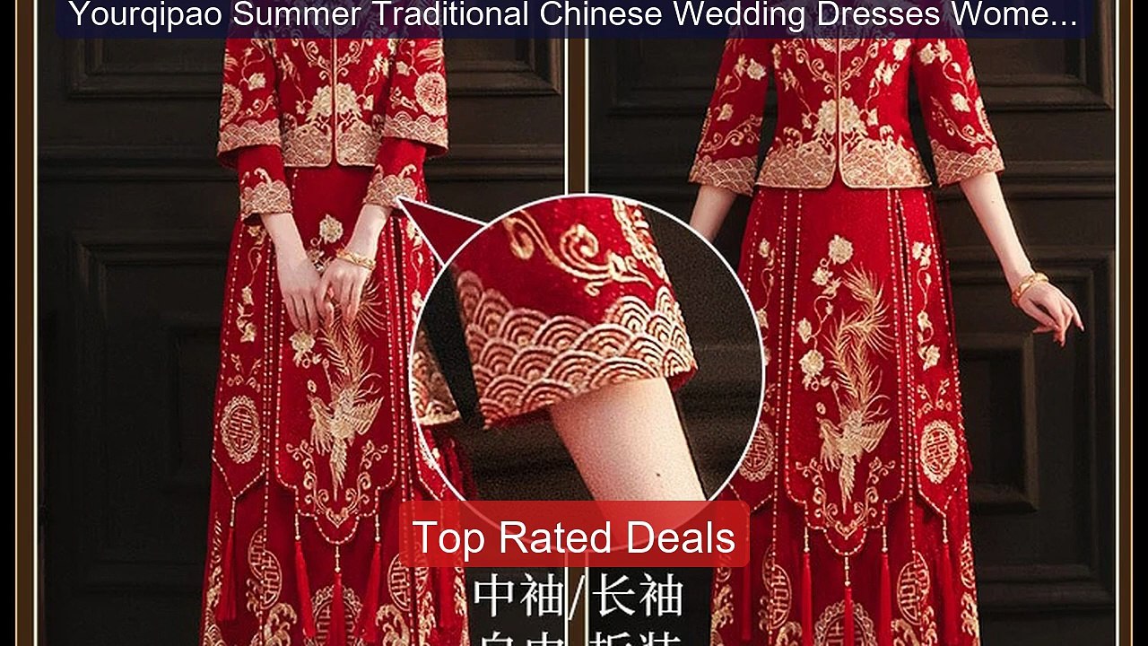 Yourqipao Summer Traditional Chinese Wedding Dr...