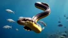 🐍🌊☠️ It looks like an eel… until you realize what you're looking at.