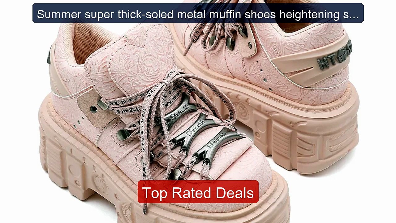 Summer super thick-soled metal muffin shoes heightening street... -- Best Buy 2026 | Great Quality!