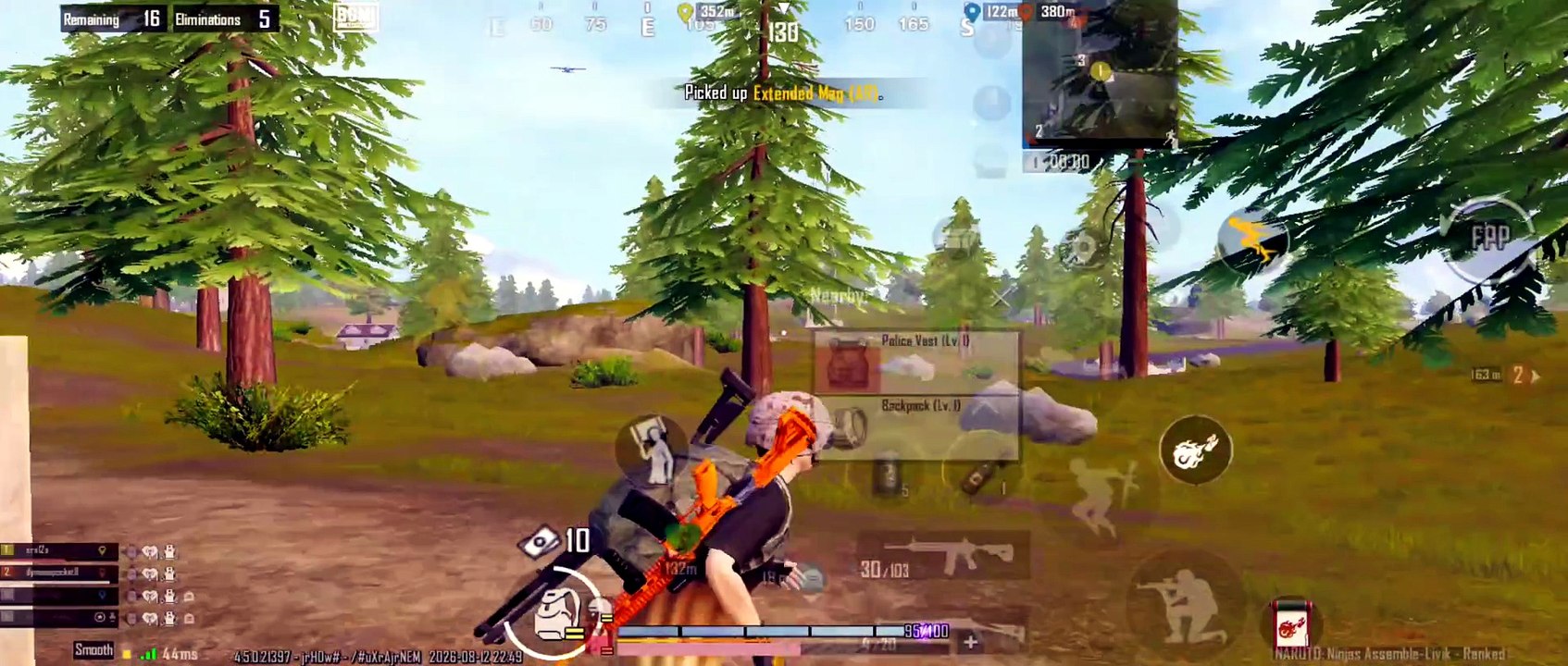 It was almost chicken dinner Livik Map PUBG BGMI gameplay