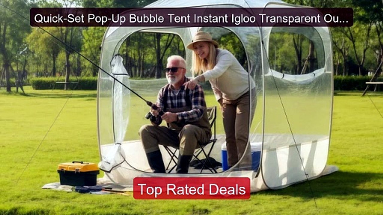 Quick-Set Pop-Up Bubble Tent Instant Igloo Transparent Outdoor Rain... -- Top Rated 2026 | Buy Now!