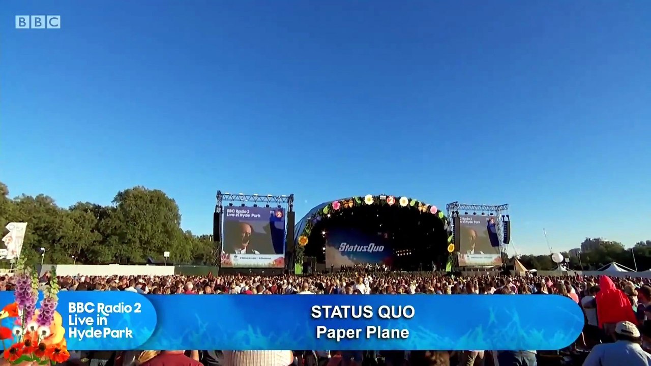 Paper Plane - Status Quo (live)