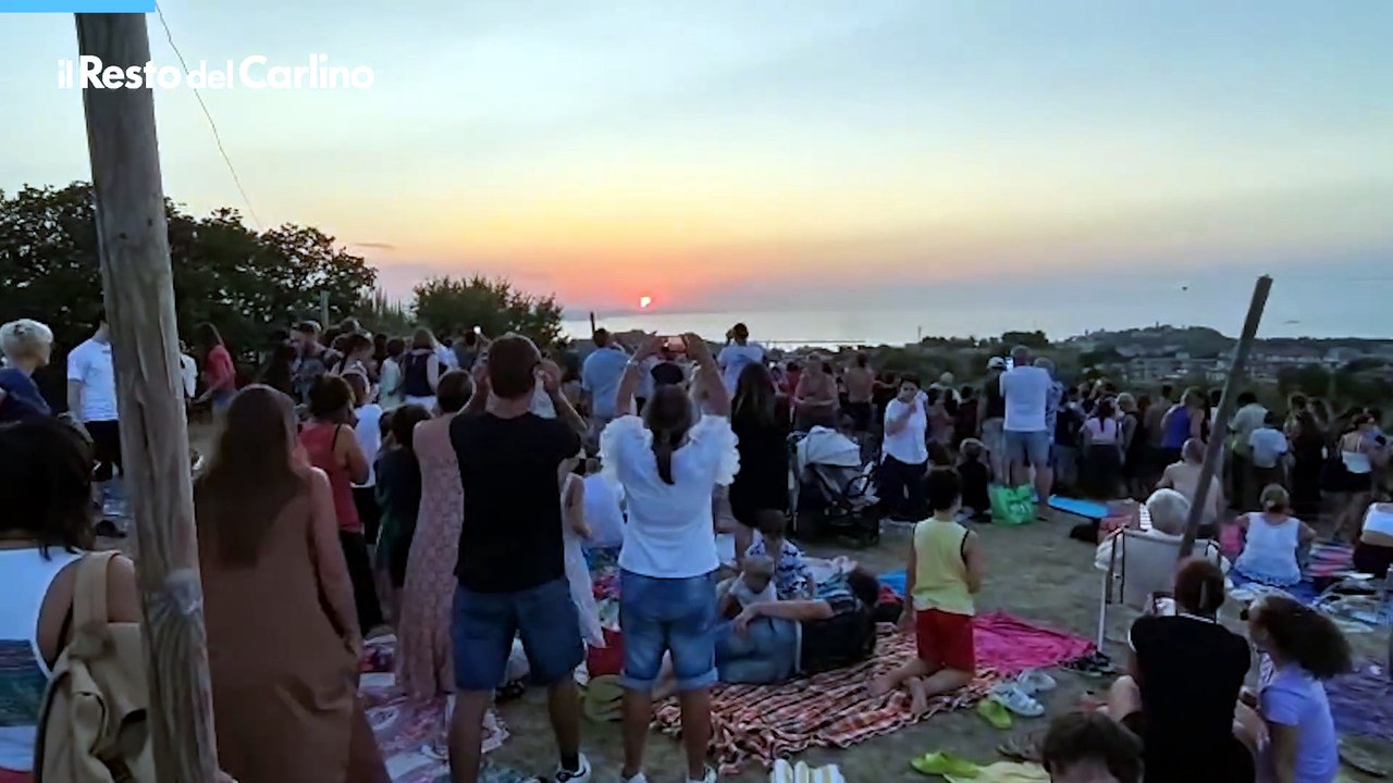 L'eclissi ad Ancona, il video dall'Osservatorio astrofisico