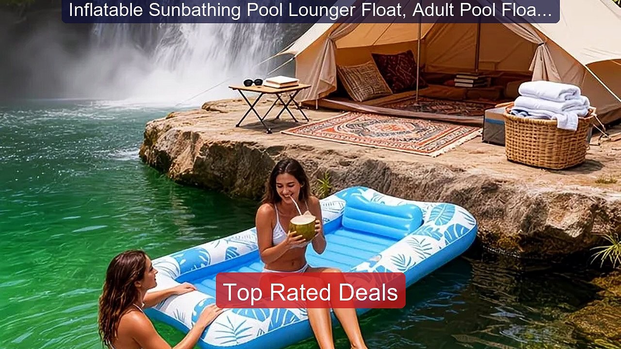 Inflatable Sunbathing Pool Lounger Float, Adult Pool Float, Inflata... -- Top Rated 2026 | Buy Now!