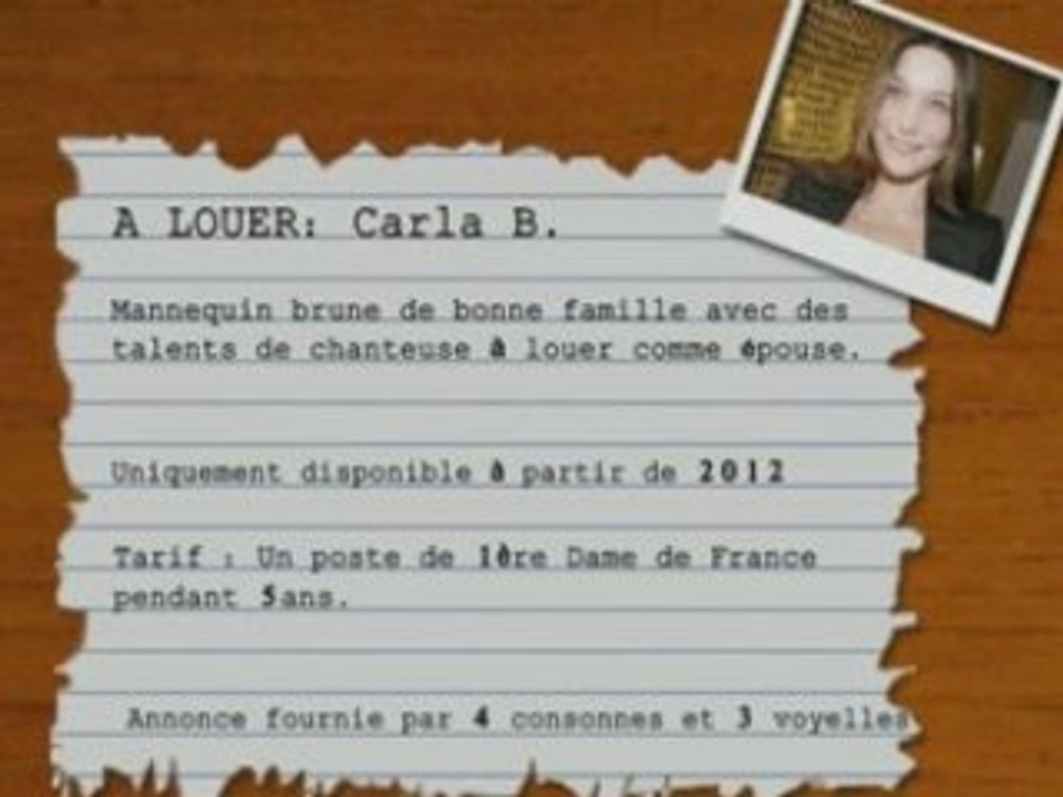 Peut-on louer Carla B.?