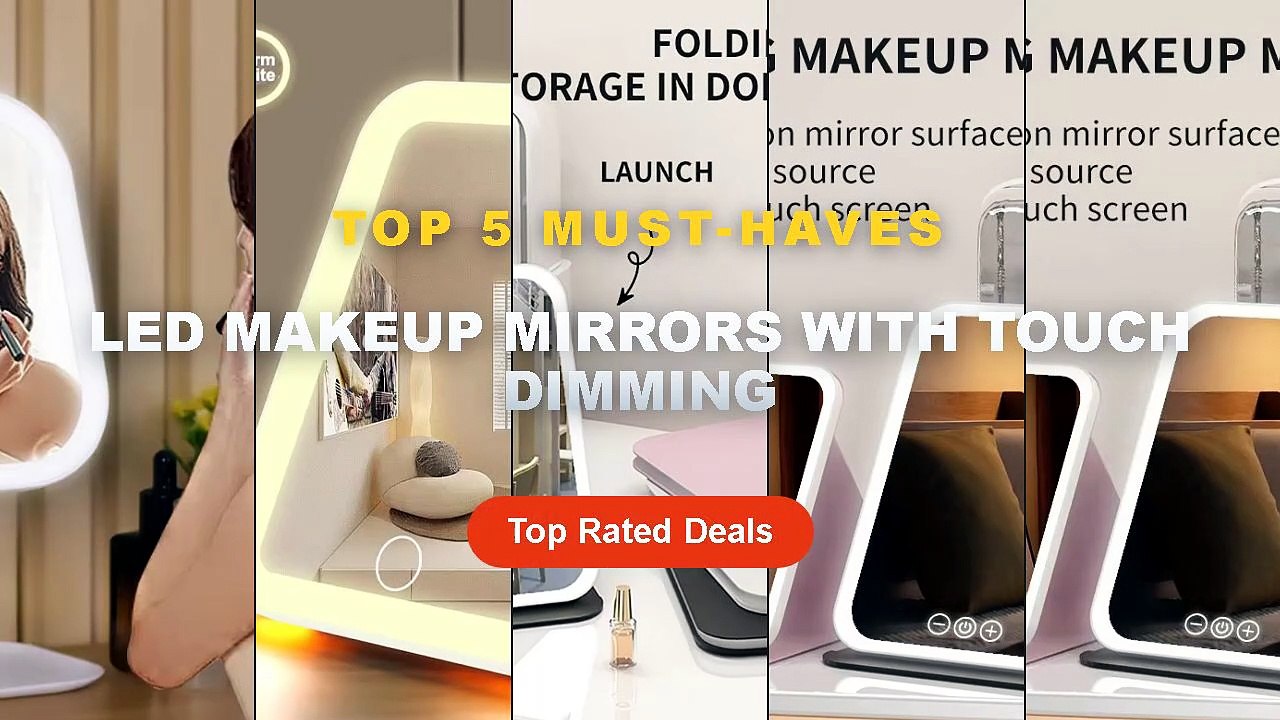 Don't Buy LED Makeup Mirrors With Touch Dimming Before Watching This! - USB Rechargeable Vanity Mirror with Touch Screen...