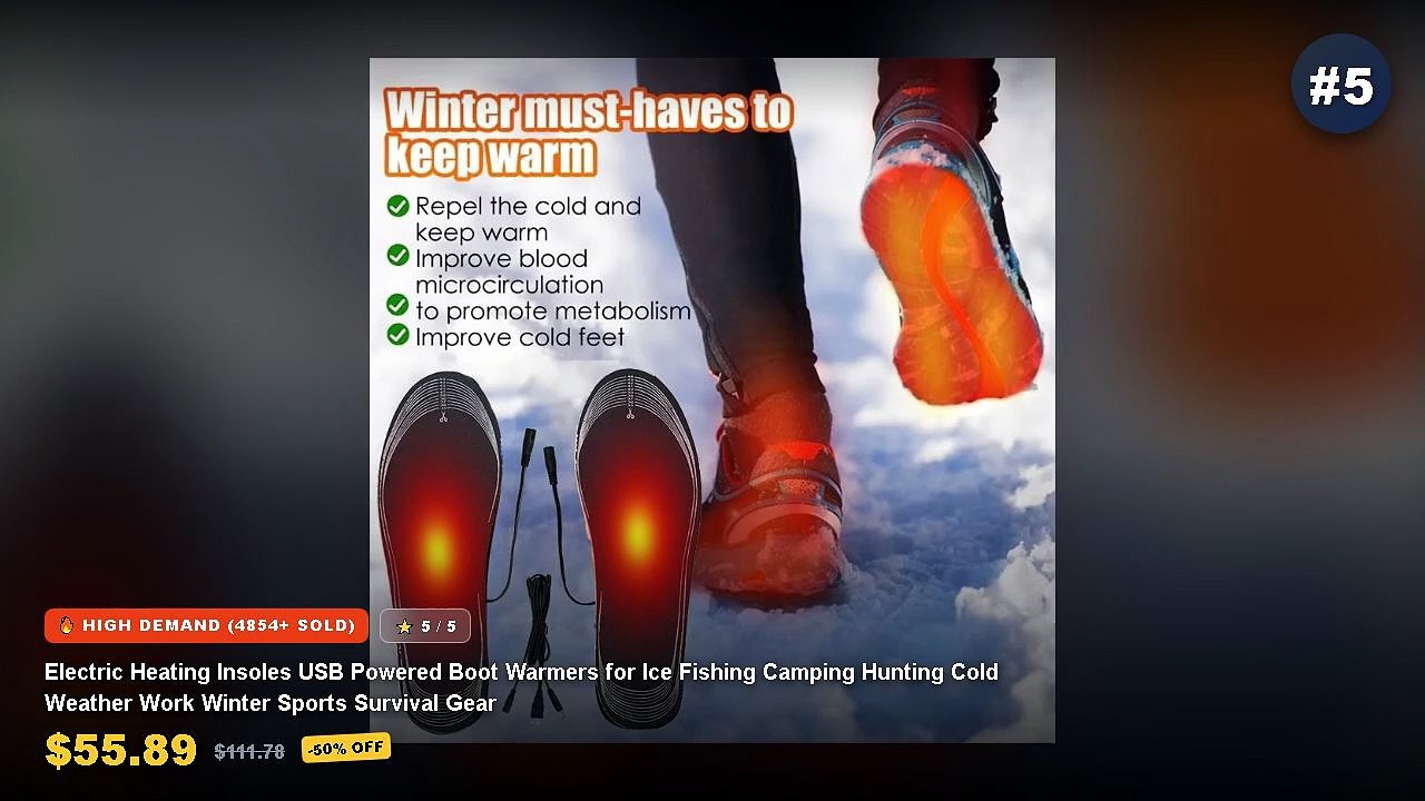 Don't Buy Heated Insoles For Winter Boots Before Watching This! - USB Heated Insoles for Shoes Electric Foot Warming Pad...